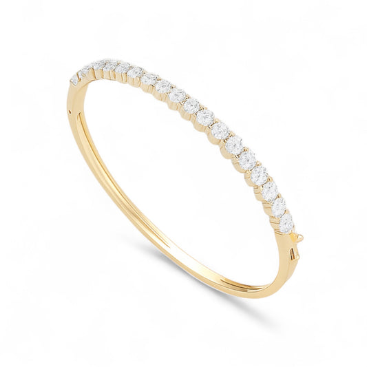 Classic Diamond Line Bangle