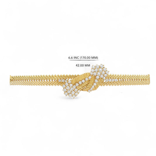 Vintage Knot Cluster Statement Bracelet