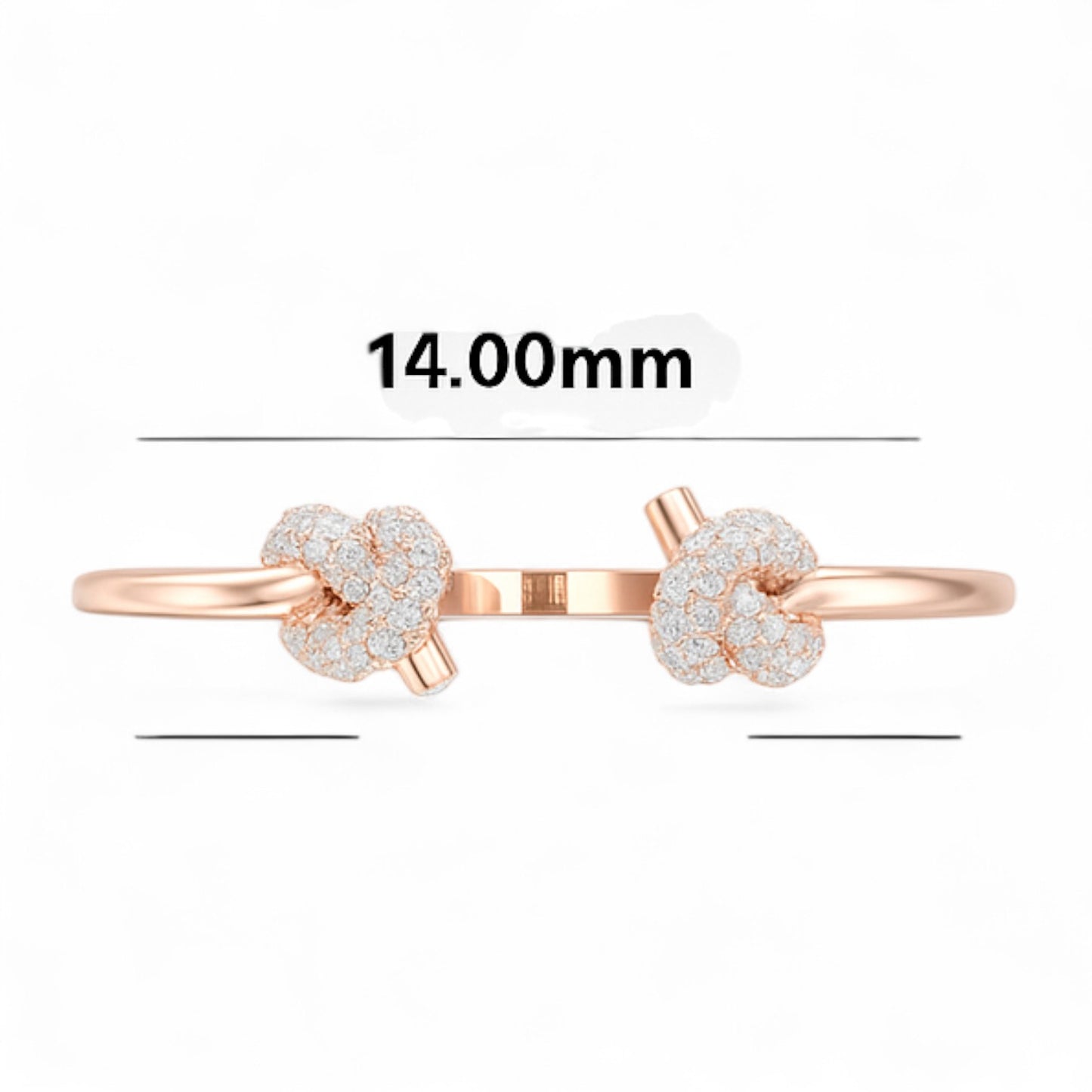 Diamond Knot Open Cuff Kadaa Bracelet