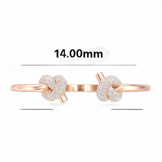 Diamond Knot Open Cuff Kadaa Bracelet