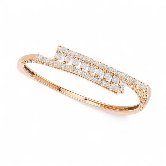 Radiant Rectangular Frame Diamond Bangle