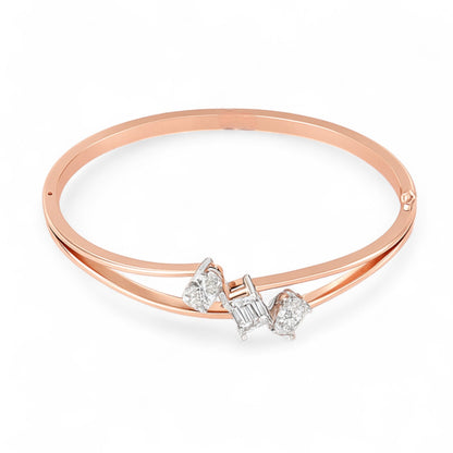 Trillium Diamond Trio Bangle