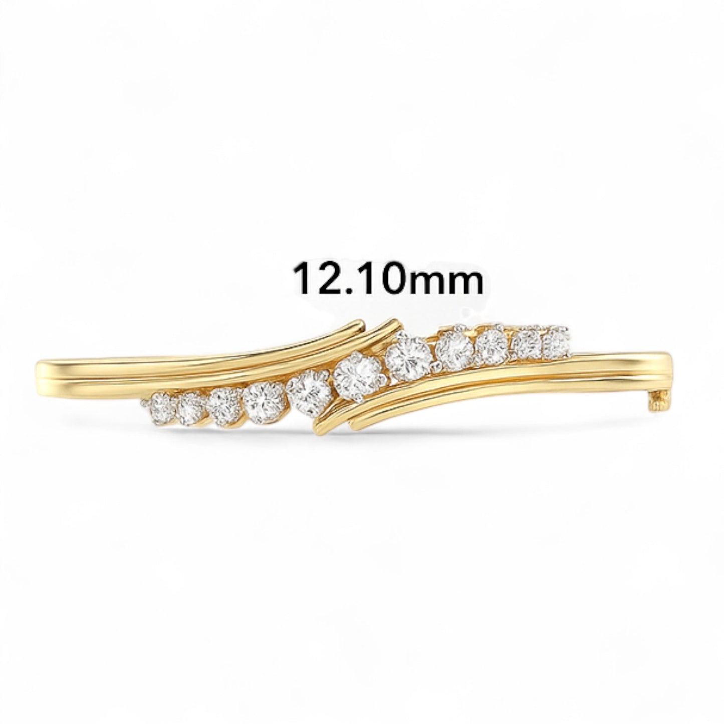 Celestial Curve Diamond Bangle