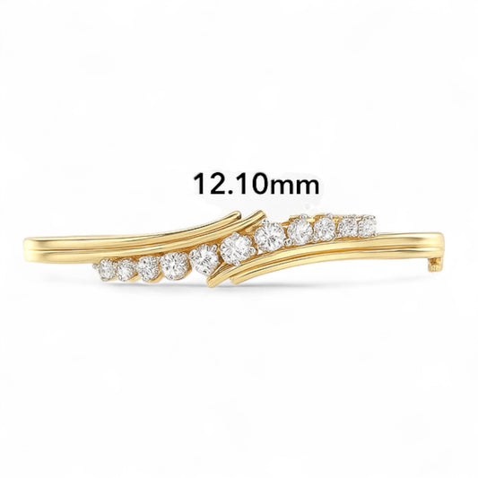 Celestial Curve Diamond Bangle