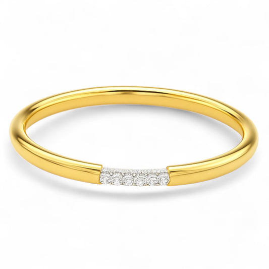 Radiant Elegance Diamond Bangle Bracelet