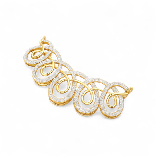 Designer Yellow Gold Diamond Pendant