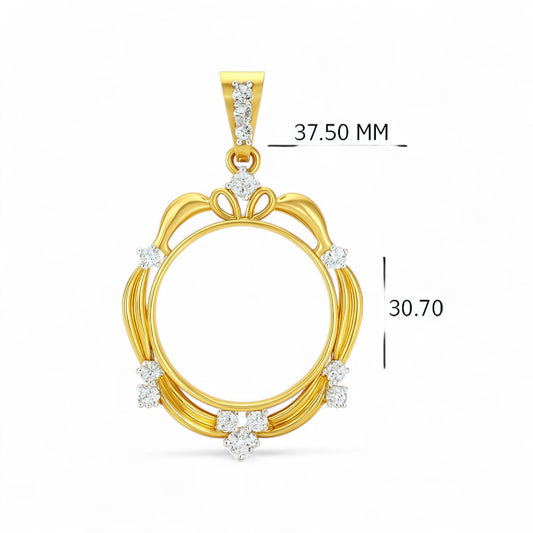 Floral Elegance Diamond Pendant