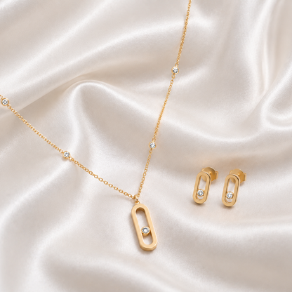 Minimalist Straight Bar Pendant with Chain