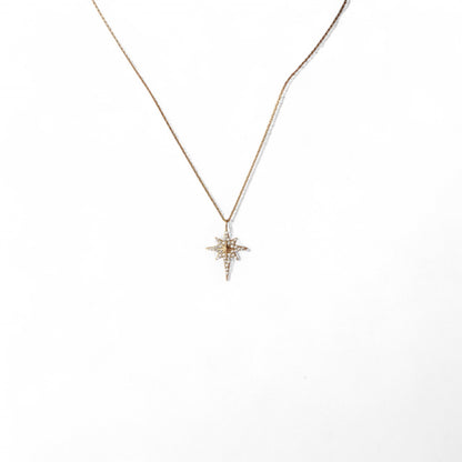 Mini Guiding Star Diamond Pendant