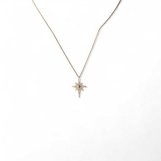 Mini Guiding Star Diamond Pendant