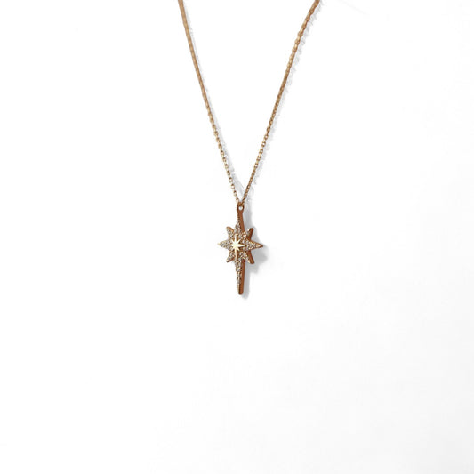 Mini Guiding Star Diamond Pendant