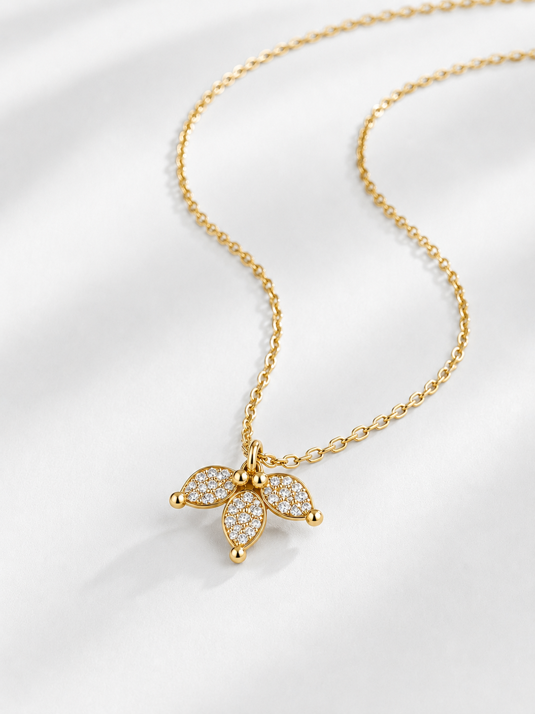 3 baby Leafs Signify Love for Nature Pendant