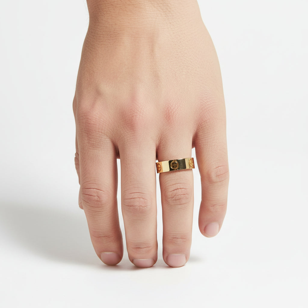 Love Band Unisex Ring