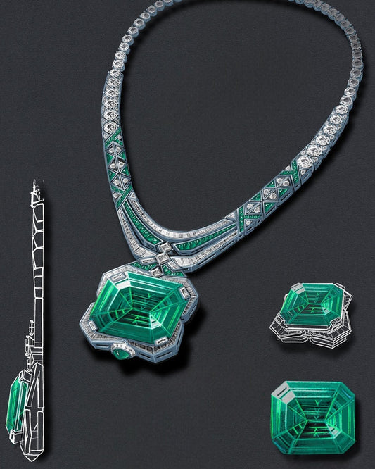 Grand Emerald Necklace