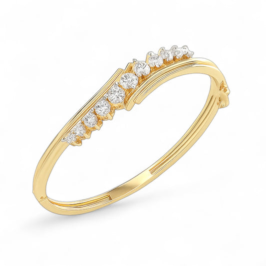 Celestial Curve Diamond Bangle