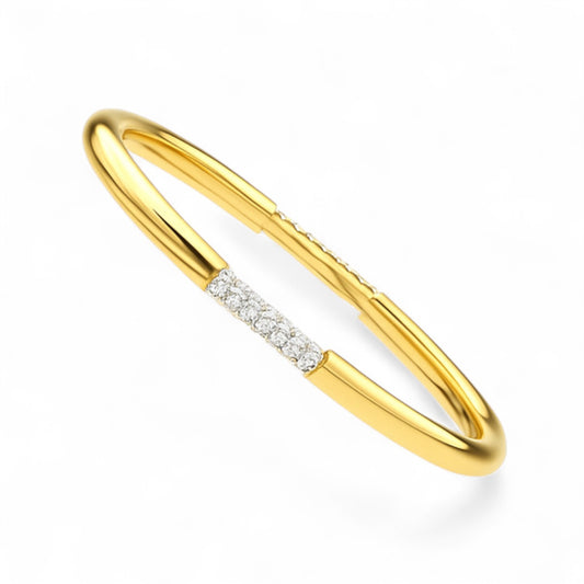 Radiant Elegance Diamond Bangle Bracelet