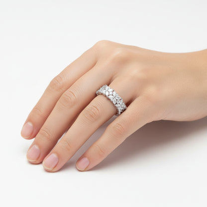 Petal Burst Diamond Ring