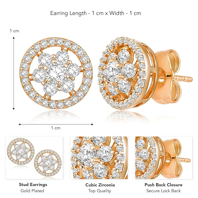 Round Halo Cluster Diamond Pendant