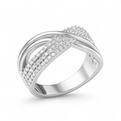 Infinity Twist Diamond Ring