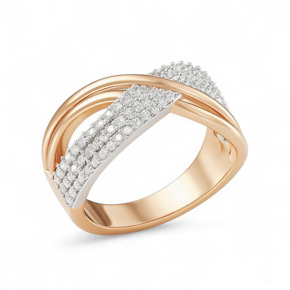 Infinity Twist Diamond Ring