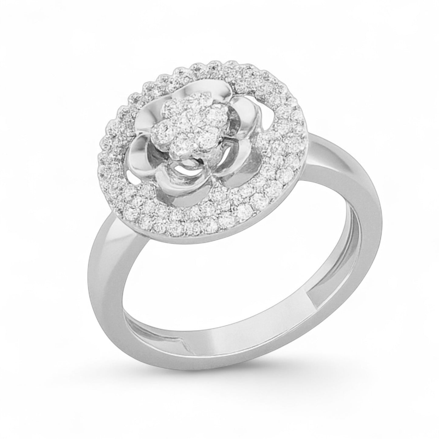 Floral Bloom Diamond Ring