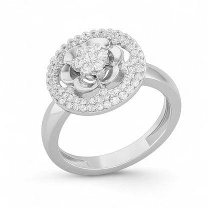 Floral Bloom Diamond Ring