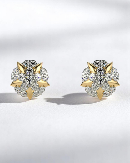 Star Petal Stud Earring