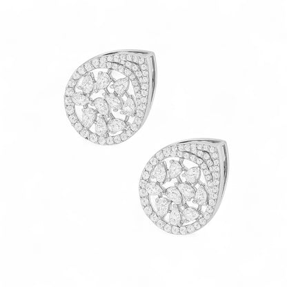 Floral Diamond Earrings