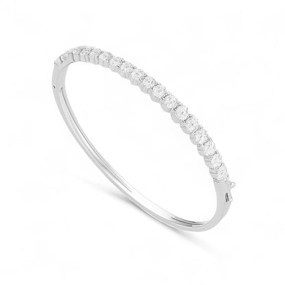Classic Diamond Line Bangle