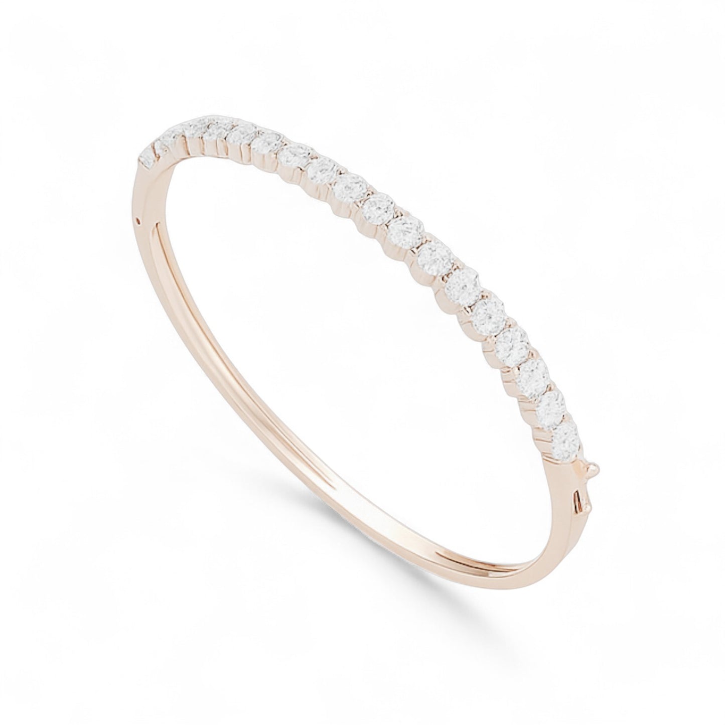 Classic Diamond Line Bangle