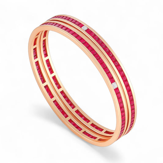 Princess Ruby Line Bangle