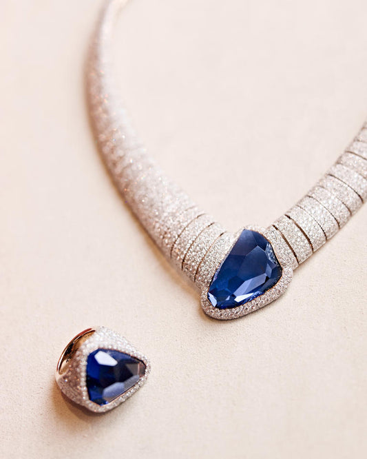 Assimetrico Tanzanite pave set 2025