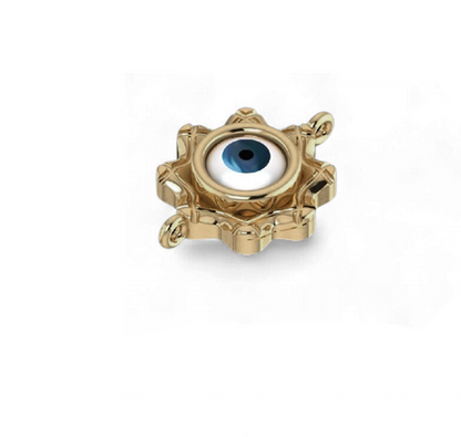 Blooming Evil Eye Chain Bracelet