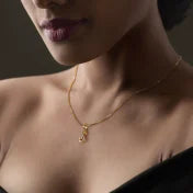 Diamond Alphabet Pendant