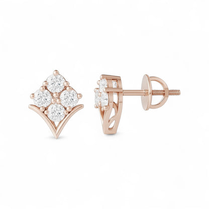 Everyday Elegance Flower Bud Stud Earrings
