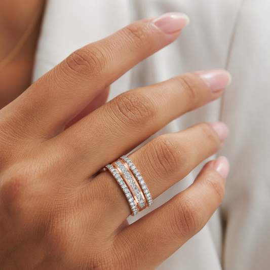 Infinite Interlocking Band Ring