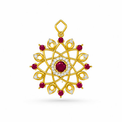 Eternal Blossom Diamond Pendant
