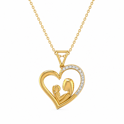 Eternal Bond Diamond Heart Pendant