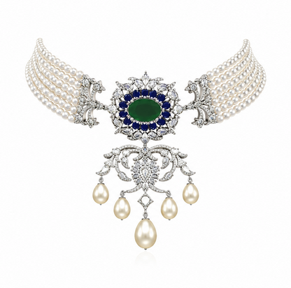 Majestic Sovereign Empress Choker Centerpiece