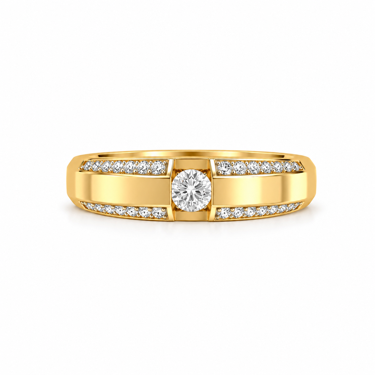 The Center Spotlight Band Ring