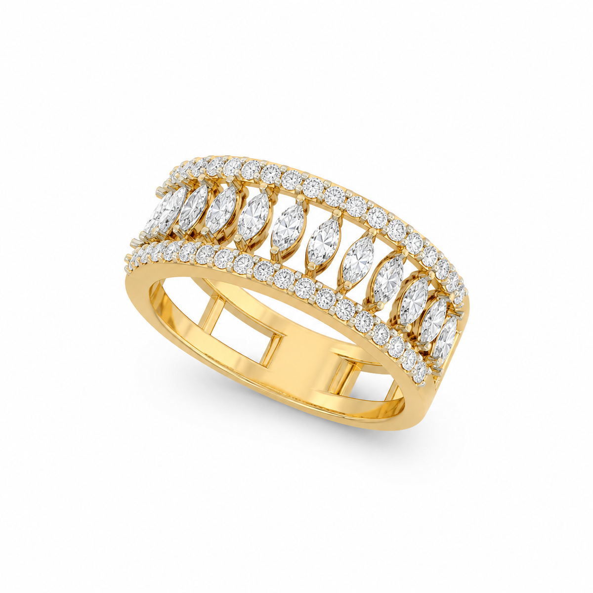 The Marquise Serene Vine Ring