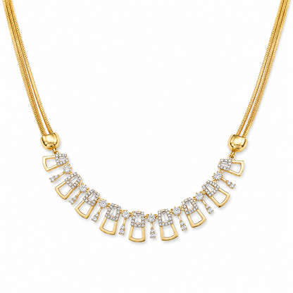 The Geometric Luxe Statement Necklace