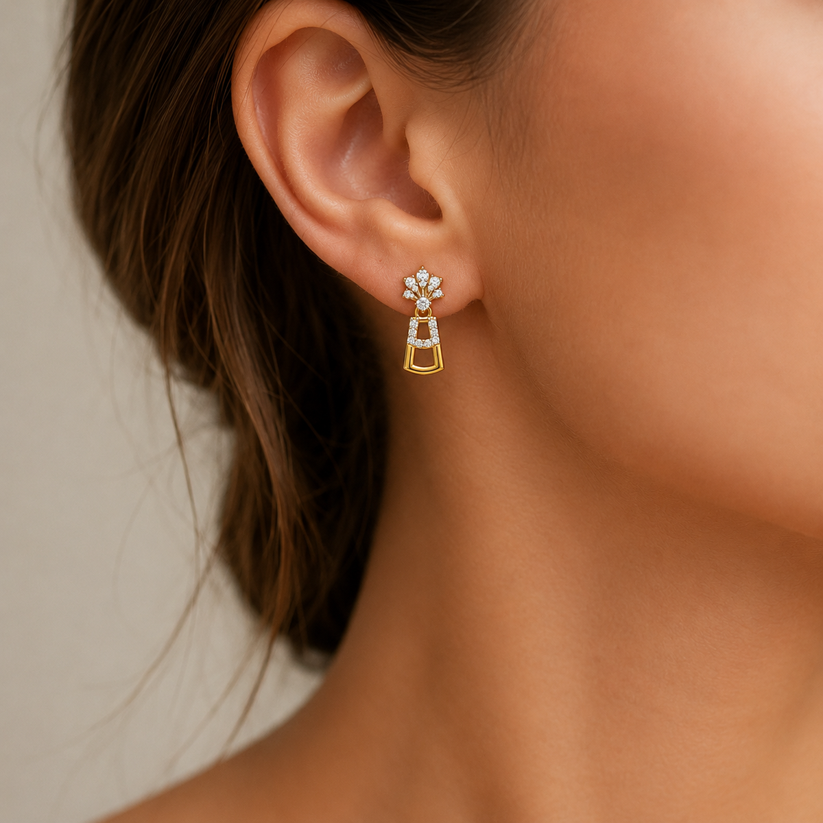 The Geometric Luxe Earrings