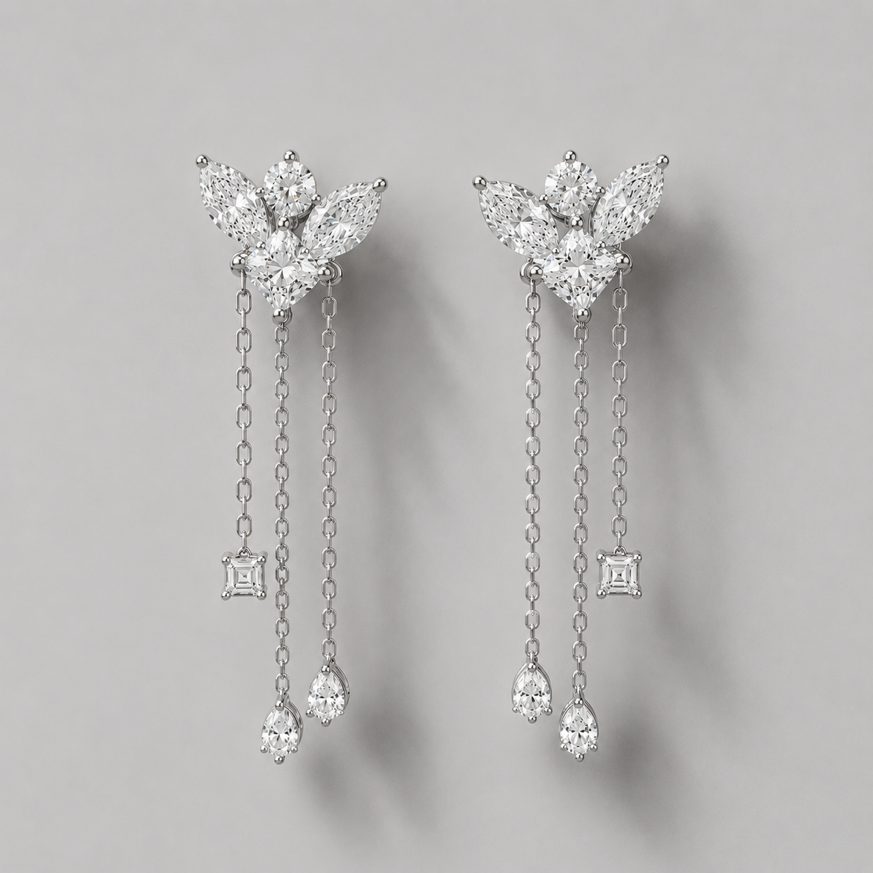 Rhythm Multi-Strand Necklace & Drop Earring Set