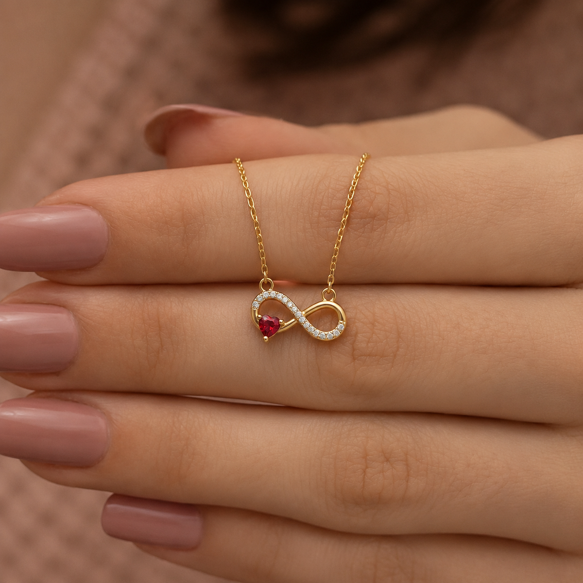 The Infinite Heart Diamond Pendant