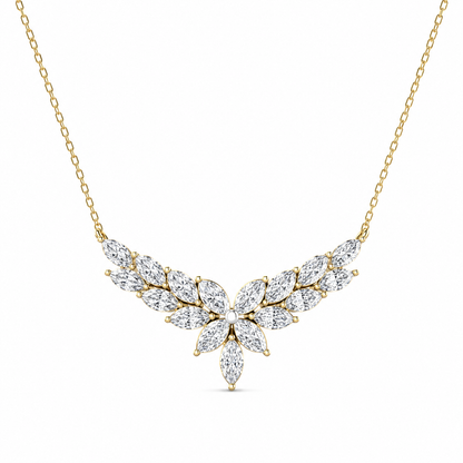 Majestic Marquise Leaf Arch Mangalsutra Pendant