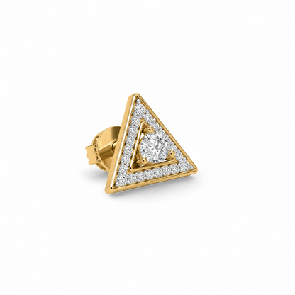 Apex Geometric Diamond Men's Studs