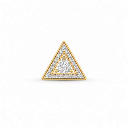 Apex Geometric Diamond Men's Studs