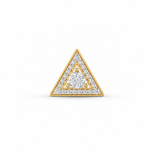 Apex Geometric Diamond Men's Studs