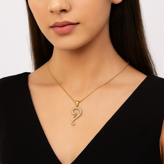 Spiritual Design Gold Diamond Ganesha Pendant
